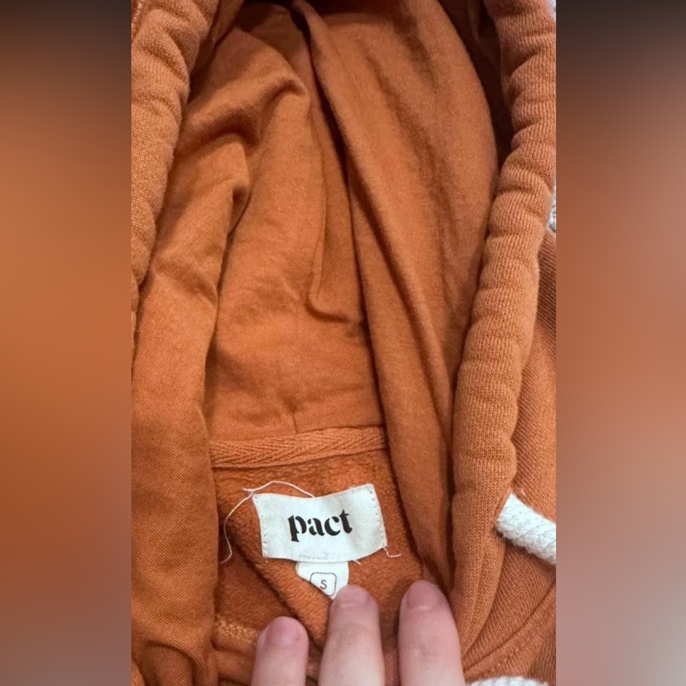 Pact Orange Hoodie